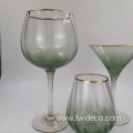 custom spraying colored gin glass cup set